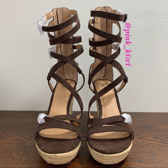 🆑 NWOB Joe’s Temple Gladiator Wedge Sandal - Picture 6 of 14